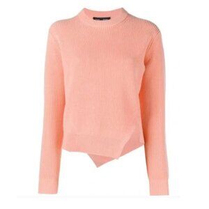 Proenza Schouler Long Sleeve Salmon Pink Sweater Jumper